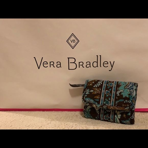 Vera Bradley Handbags - (Sold) Vera Bradley Java Blue Wallet